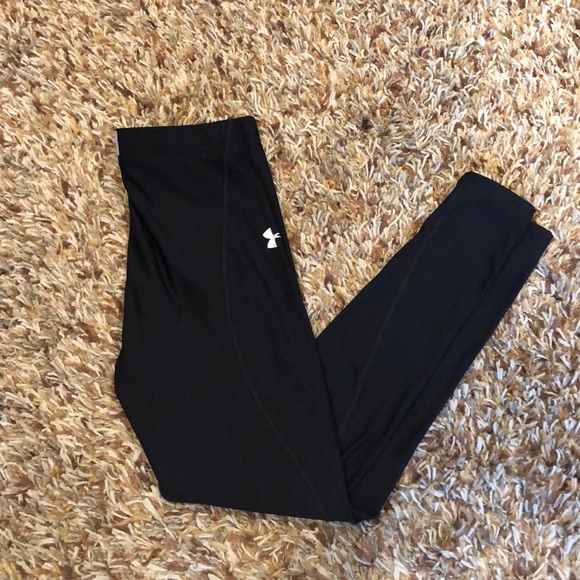 Under Armour Pants - Under Armour - black leggings size Medium
